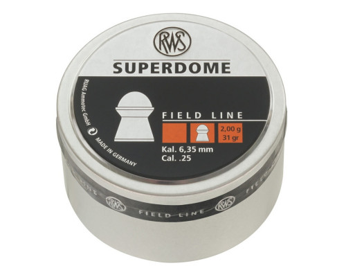 Пули RWS Superdome 6,35 мм, 2,0 грамм, 200 штук